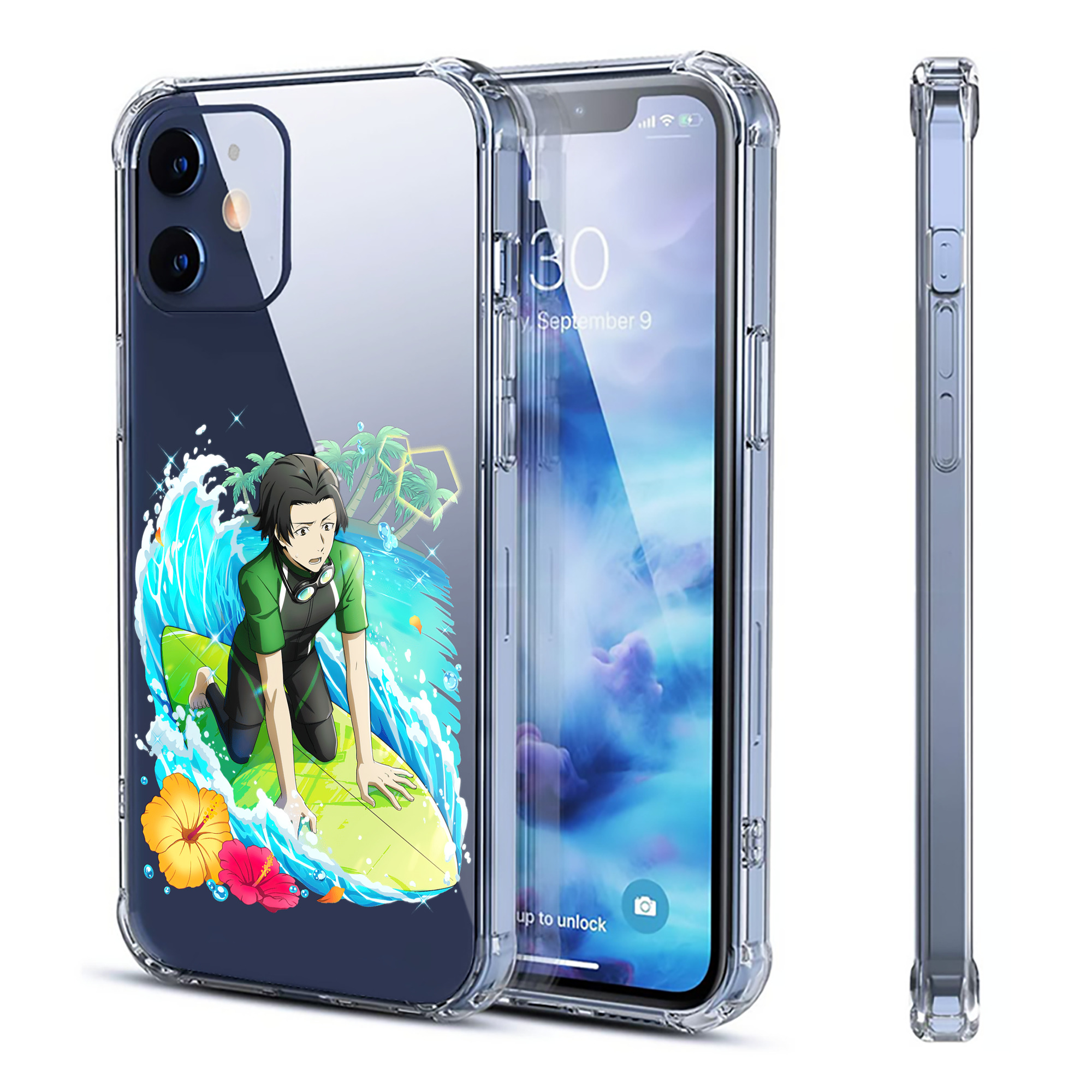 （画像用） 文豪ストレイドッグス Bungo Stray Dogs 【iPhone 12シリーズ対応】透明スマホケース（クリアソフトケース）